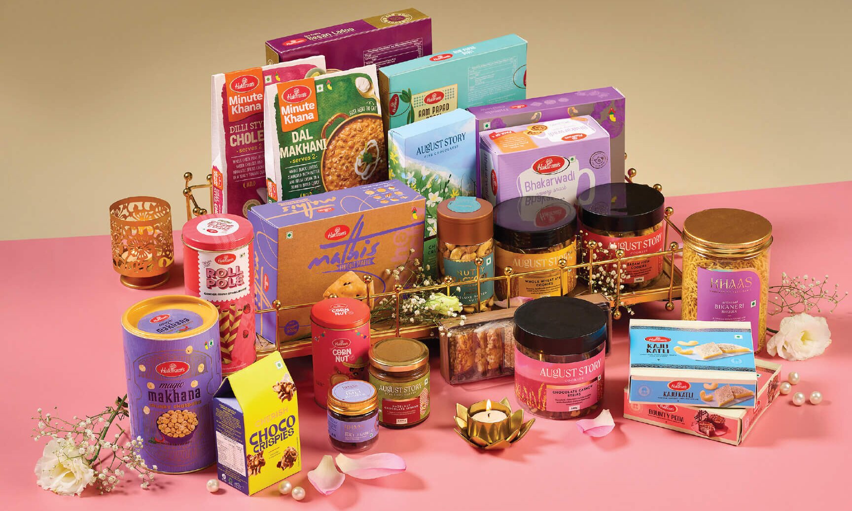 Buy joyful diwali gift of haldiram sweets n snacks with free diya in  Mumbai, Free Shipping - MumbaiOnlineFlorists